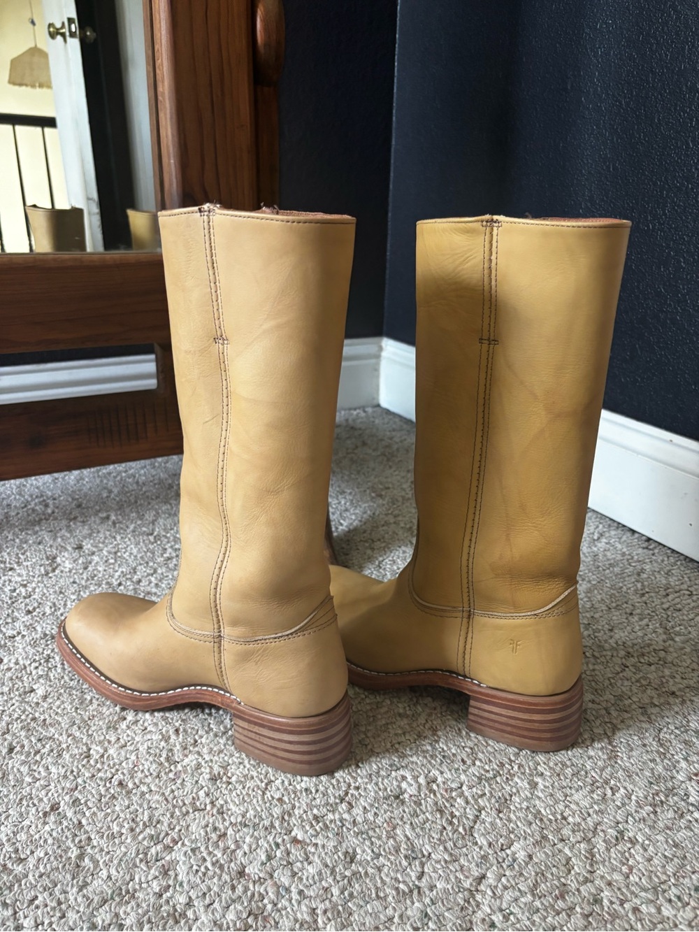 Frye Campus 14L Banana Boots Size 9 Made is USA - Picture 4 of 9